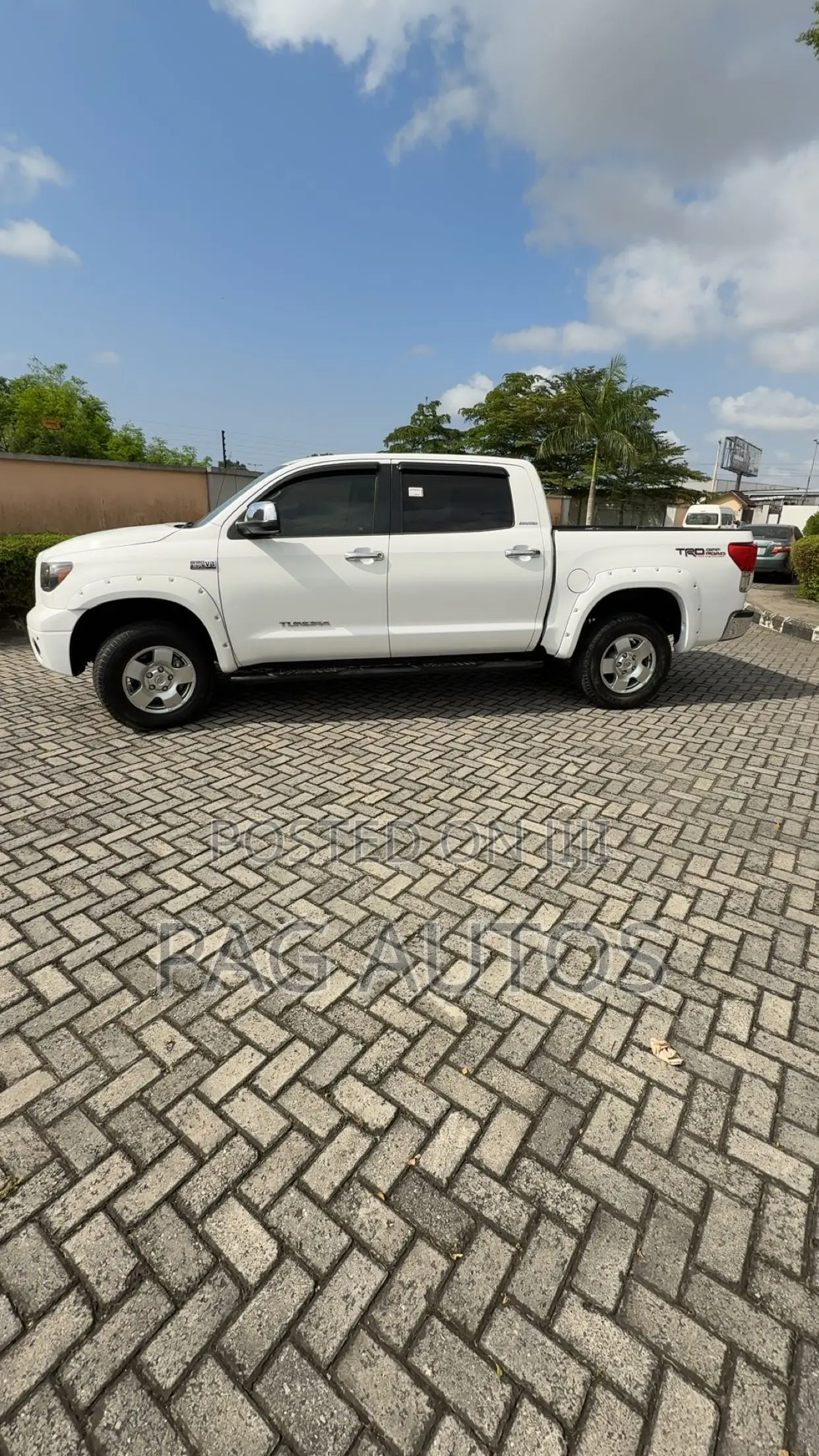 Toyota Tundra Double Cab 4x4 Limited 2012 White