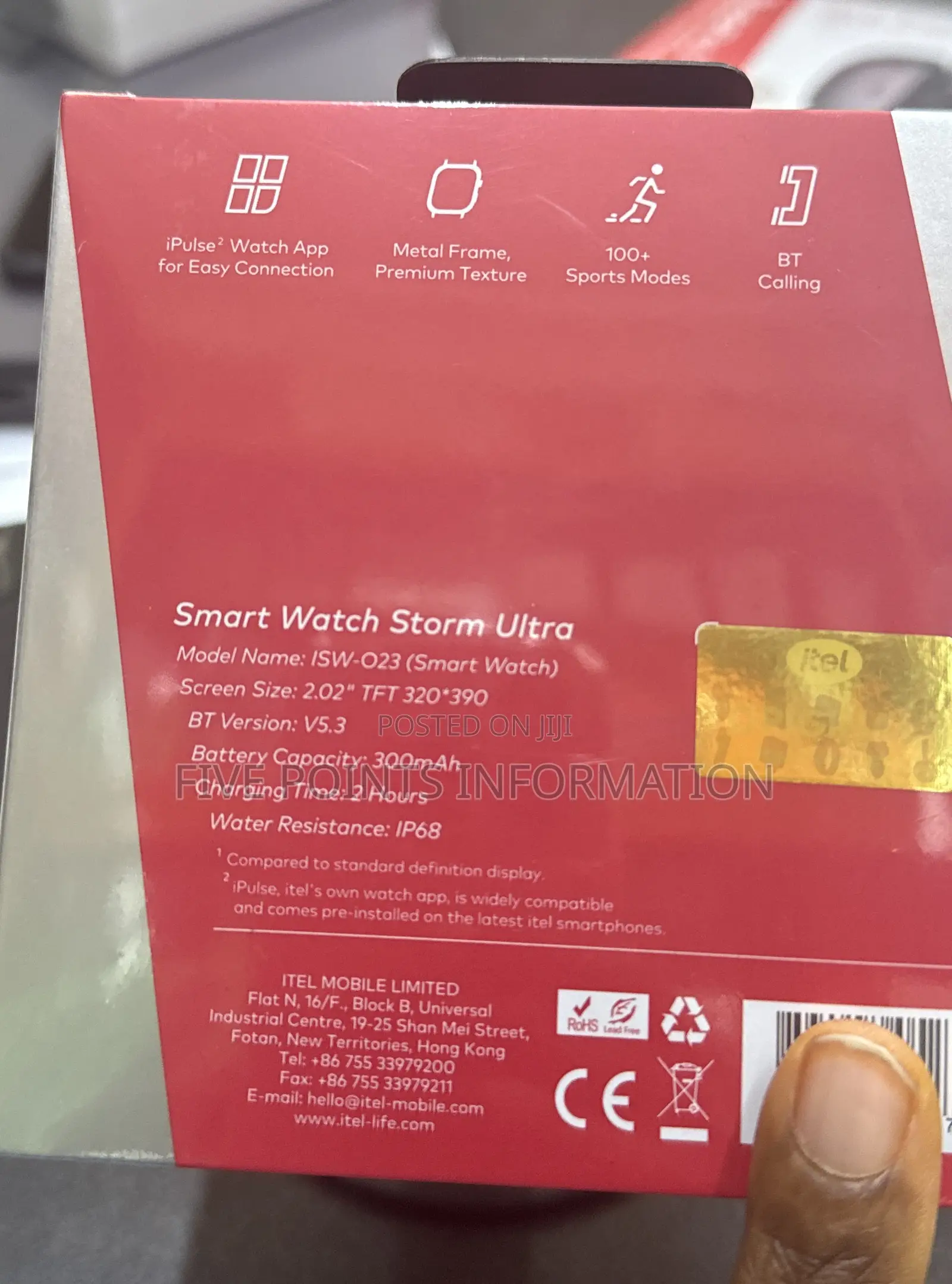 Itel Smart Watch Storm Ultra