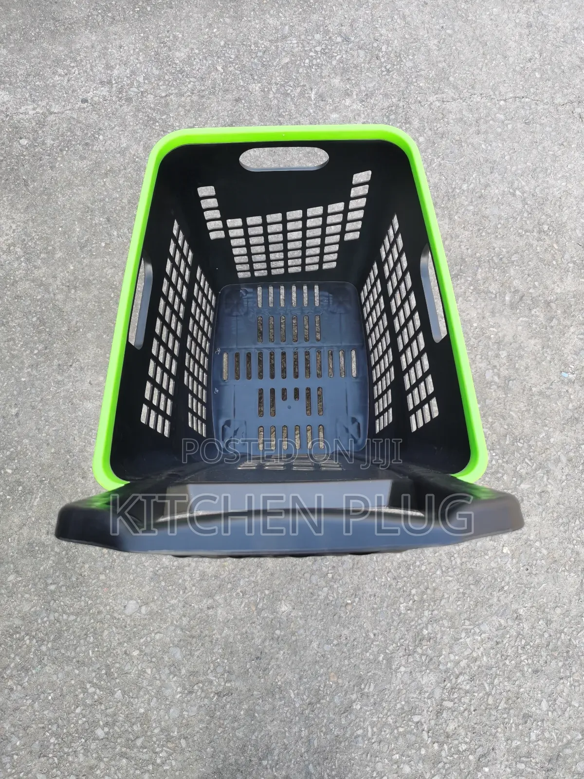 Plastic Shopping Basket With Wheels, 70 Litres of Space.