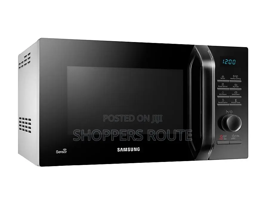 Samsung 23 Litre MS23H3125AW Solo Microwave - Black White