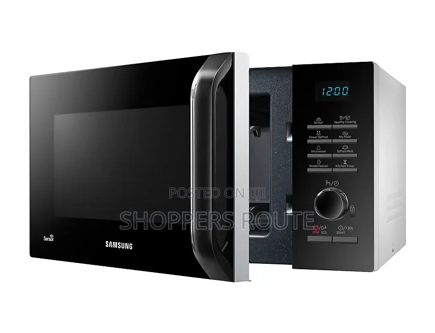 Samsung 23 Litre MS23H3125AW Solo Microwave - Black White