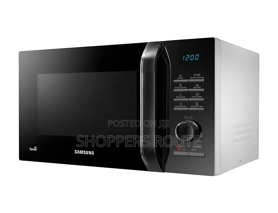 Samsung 23 Litre MS23H3125AW Solo Microwave - Black White