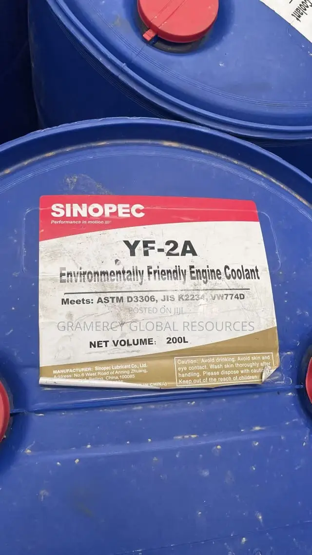 Sinopec Engine Coolant - (Yf-2a) 200 Liters