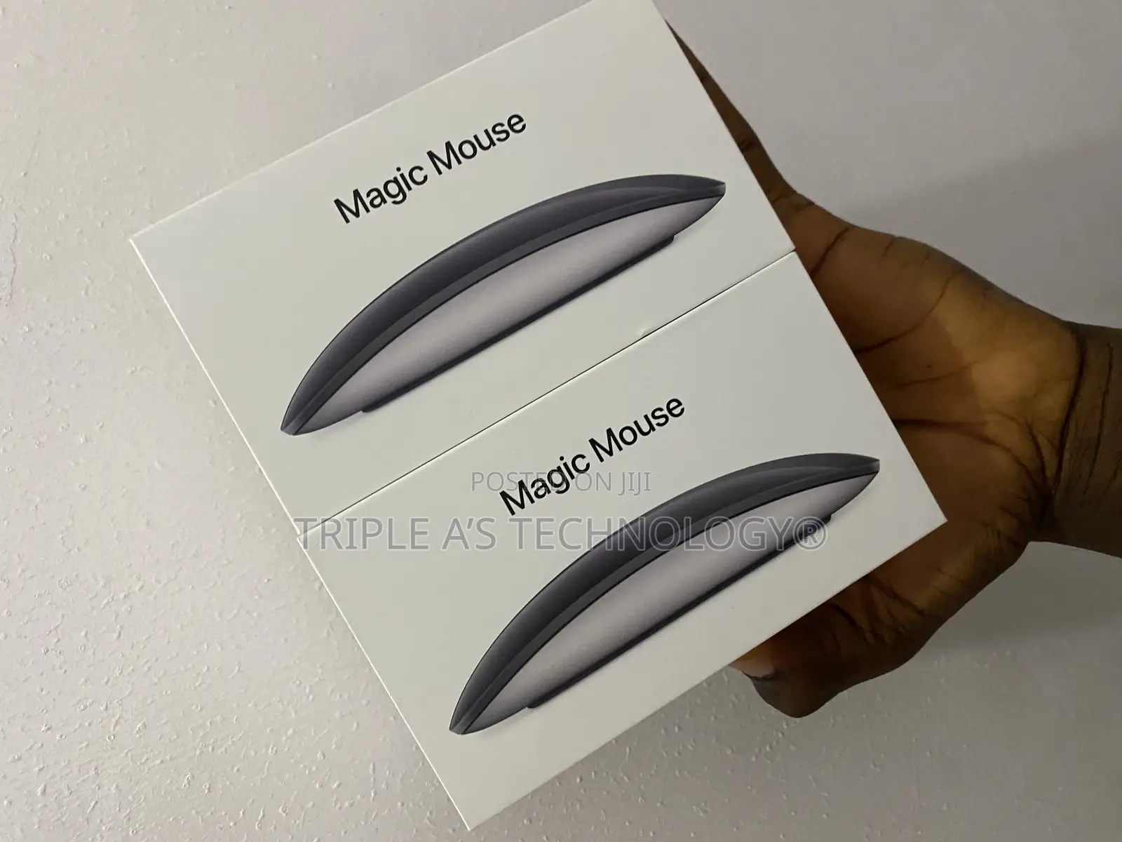 Authentic Apple Magic Mouse 3, Multi-Touch Surface Black Color (Usb-C)
