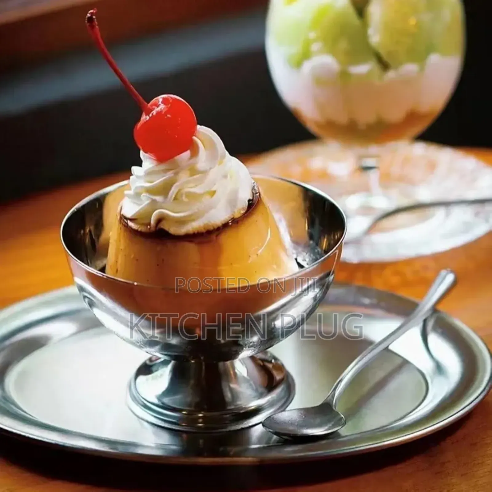 Stainless Steel Dessert Bowls.