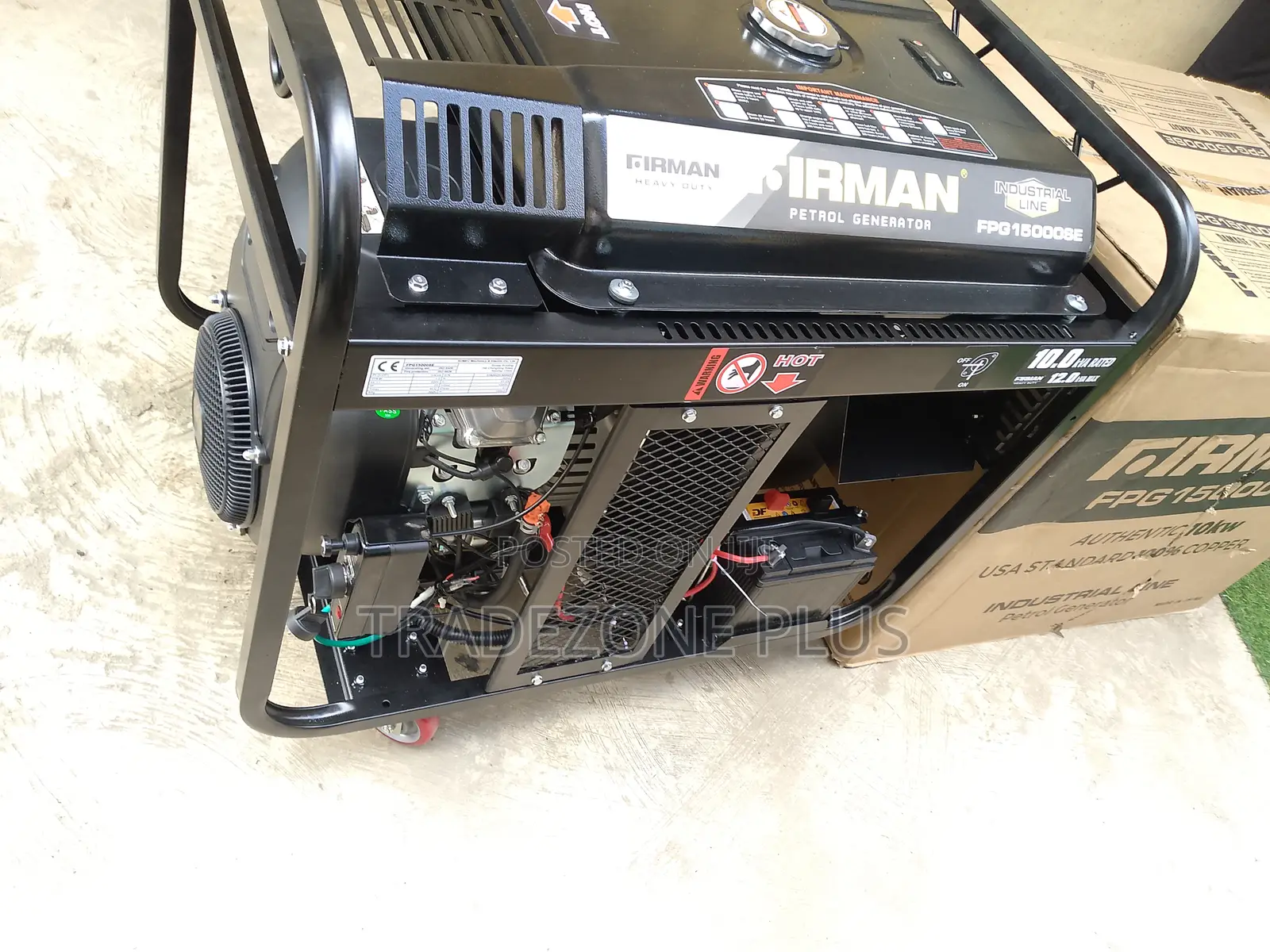 Quieter Operation Compared to Similar Models - Fireman Fpg15000se Gen