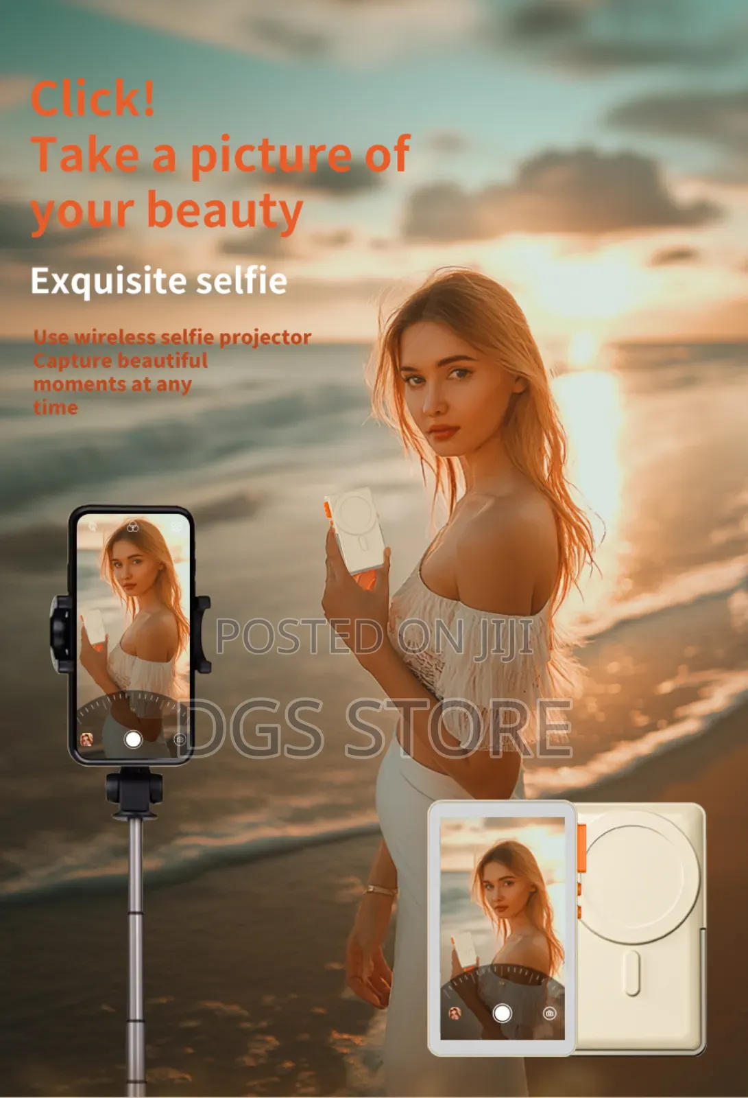 Magnetic Phone Vlog Selfie Screen A2