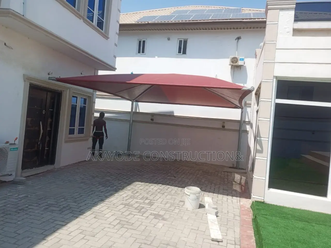 Carport Fabric for Two Cars