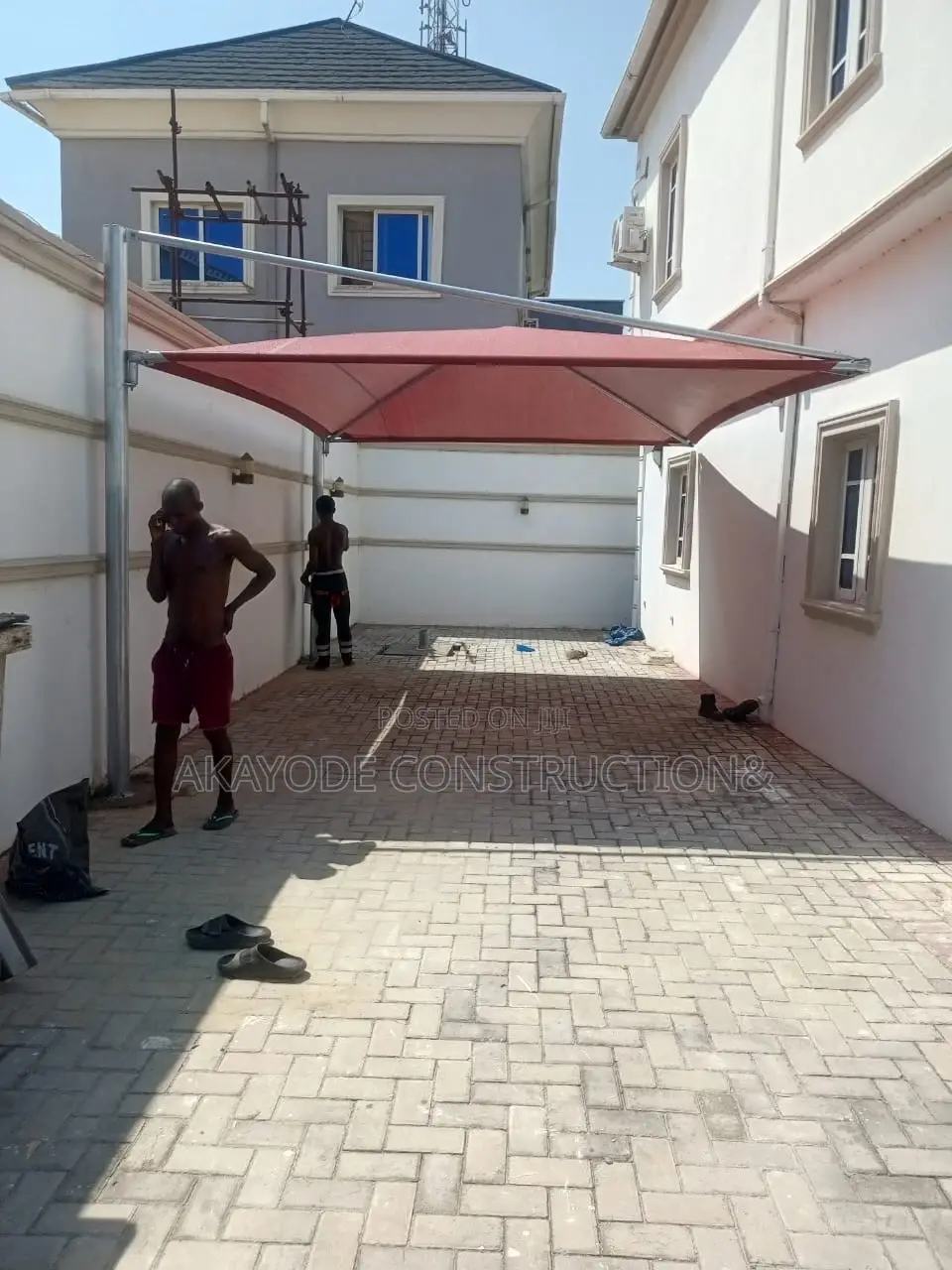 Carport Fabric for Two Cars