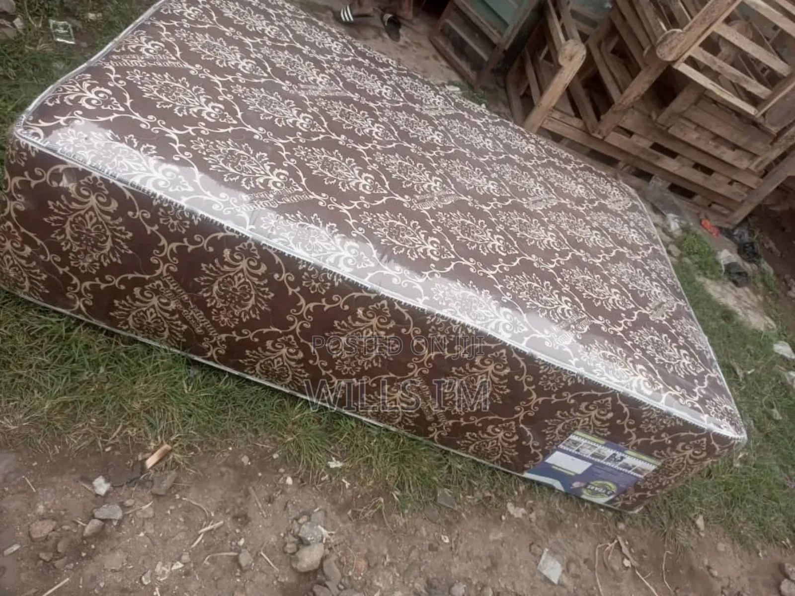 4 and Half by 6 by 18 Inches Green Earth Semi Orthopedic Mattress