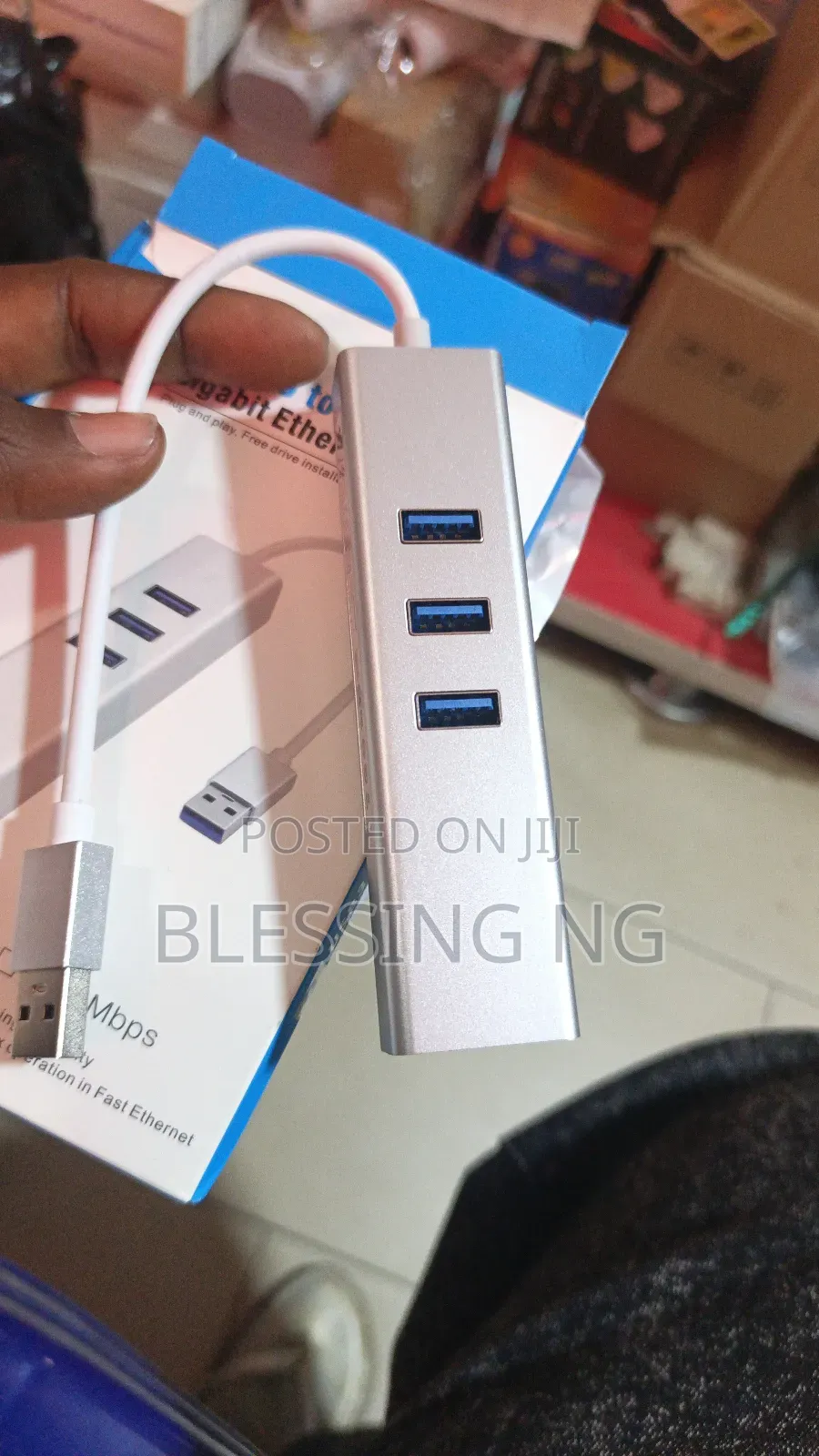 Usb. 3.0 to Hub With Gigabit Ethernet Adapter