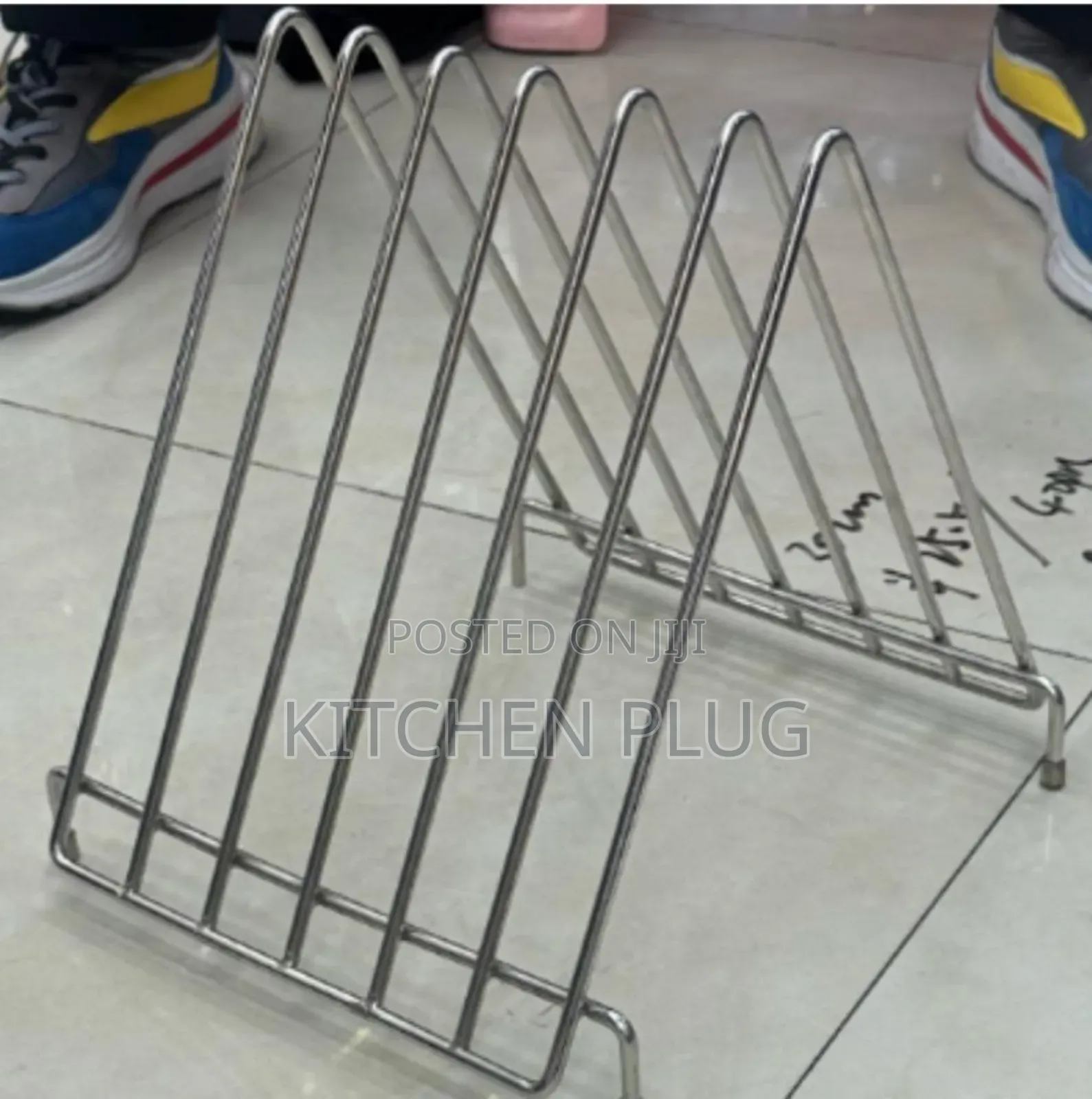 Stainless Steel Cutting Board Rack.