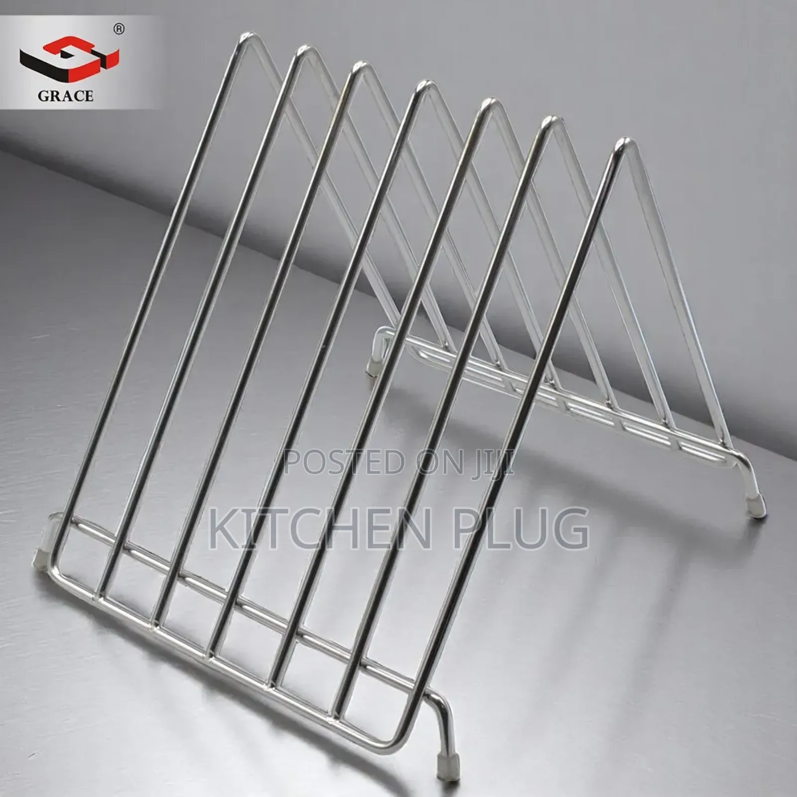 Stainless Steel Cutting Board Rack.