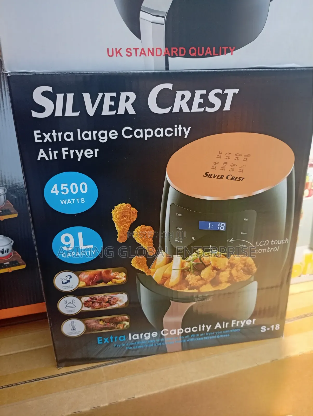 Original 9liter Silver Crest Air Fryer