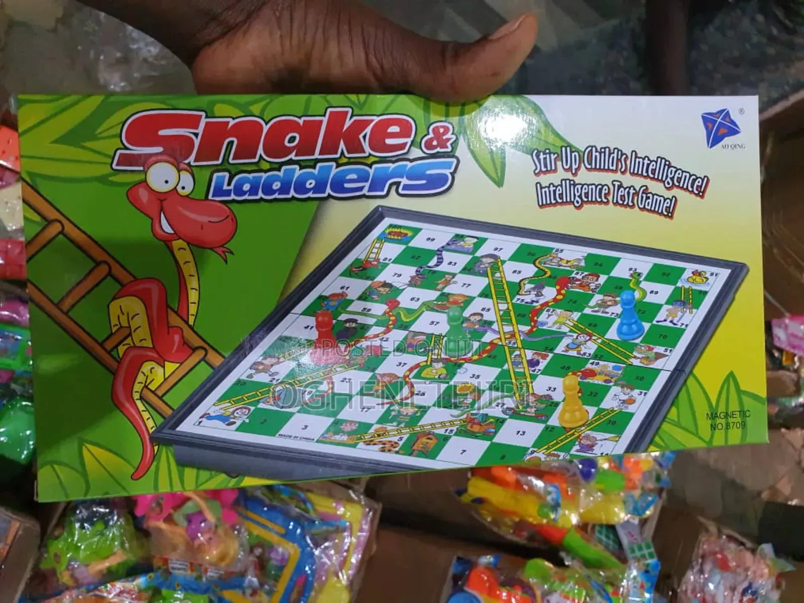 Snakes and Ladders Board Game – Classic Family Fun!