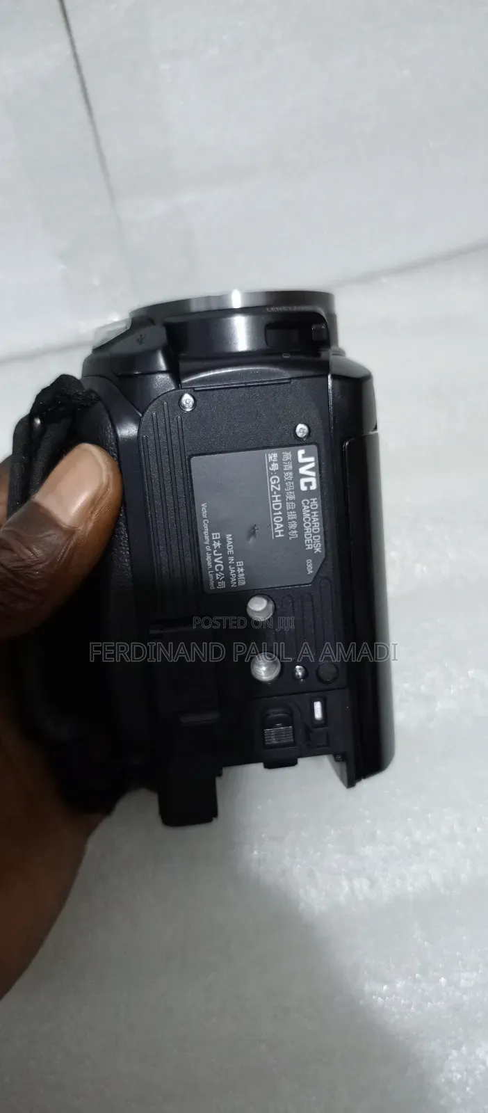 JVC Hd Video and Photo Camera With 40gb Harddisk Mic Port
