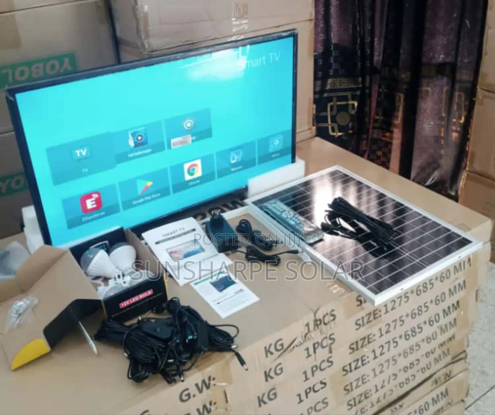 32inches Solar Television Smart