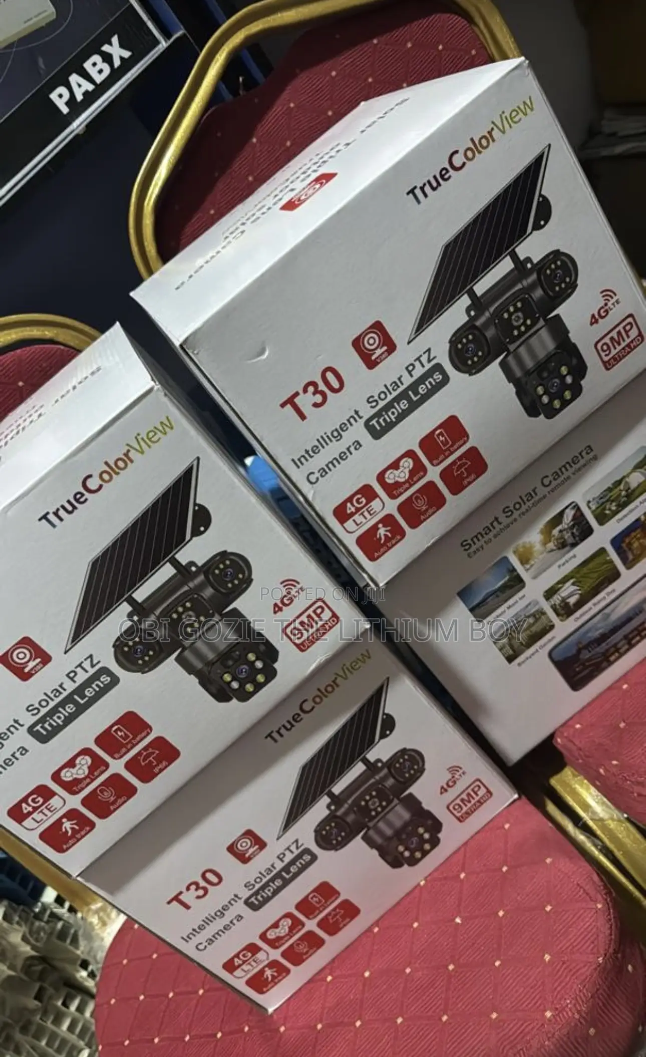 Triple Lens T38 Solar PTZ Camera Is Available in Stock. Best Camera