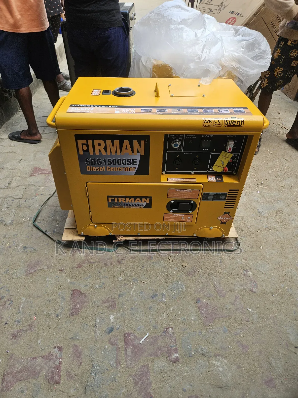 Firman 12kva Diesel Soundproof Generator 100%Copper Wire
