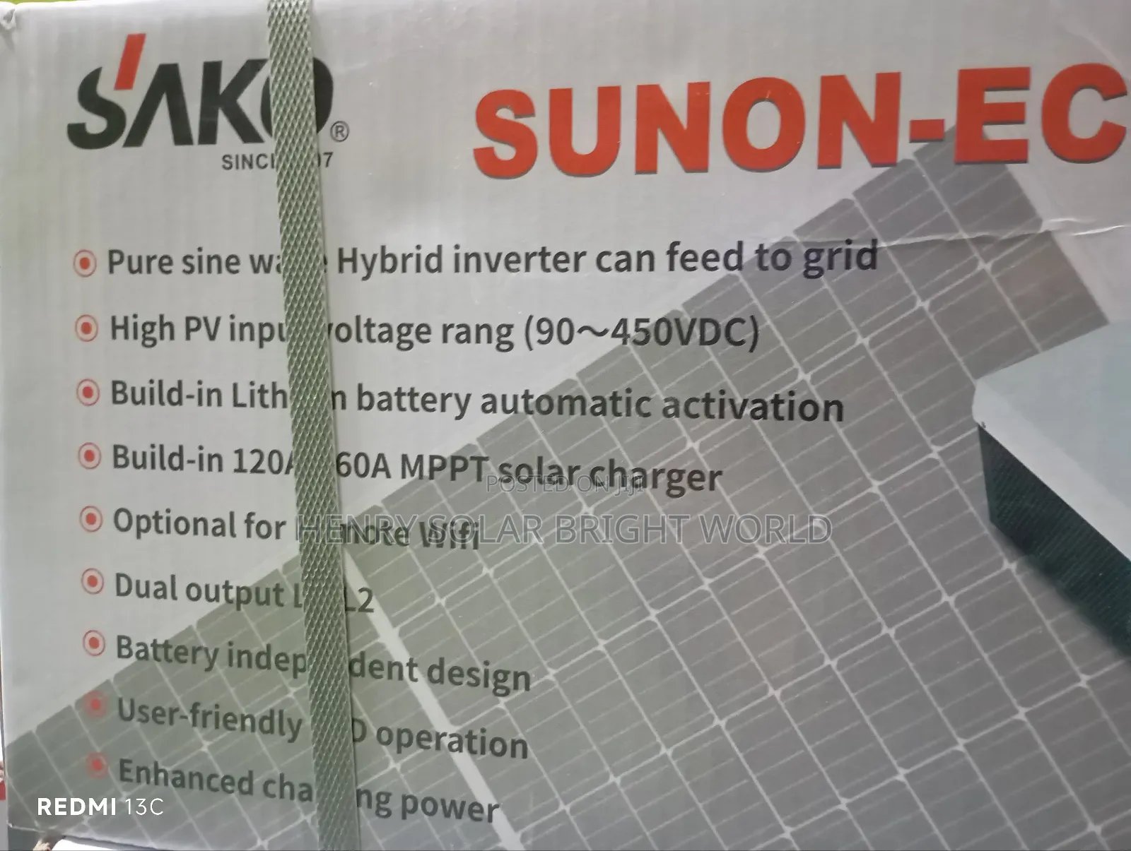 Sako 10.2kva 48v Hibrid Inverter