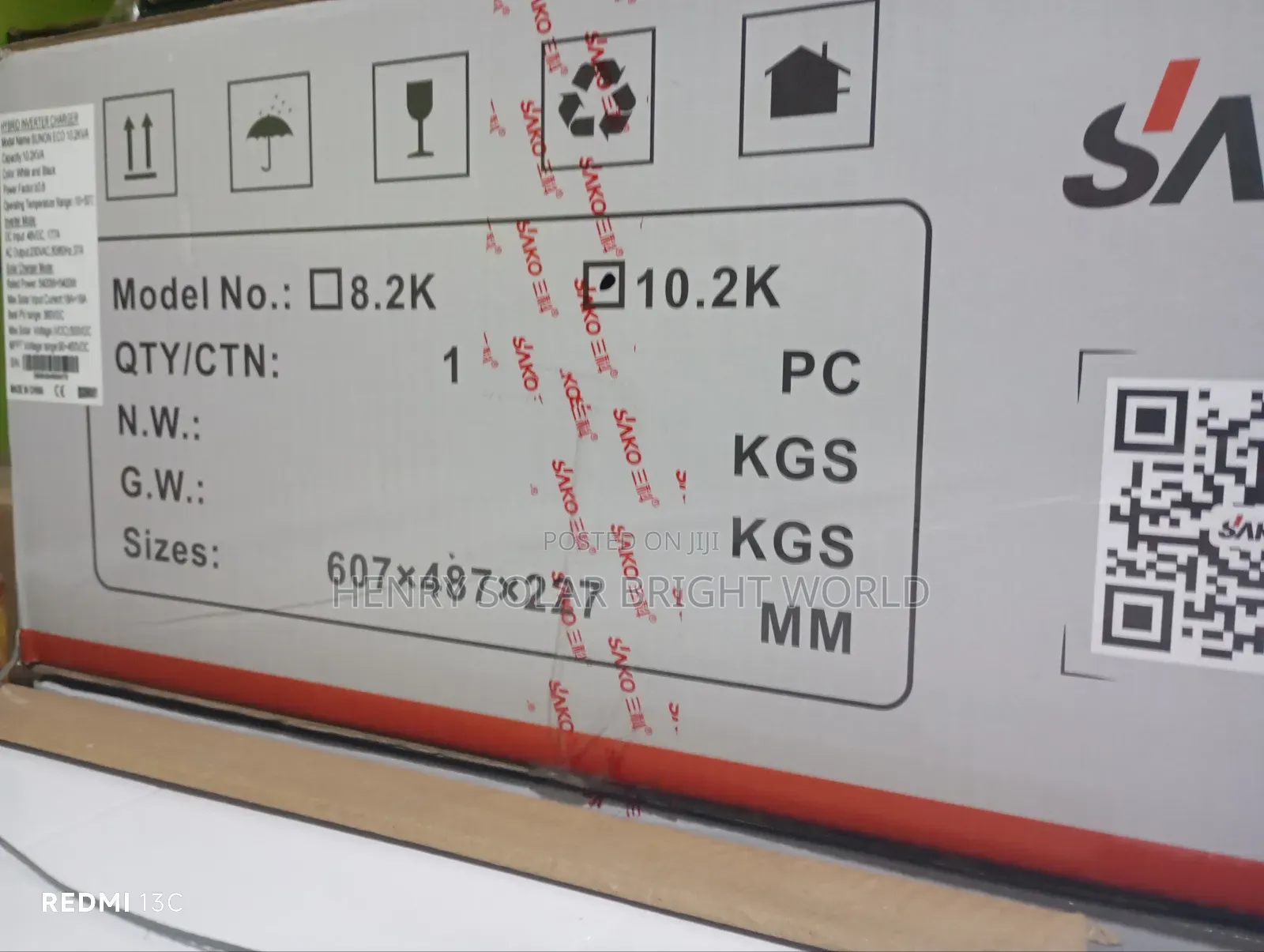 Sako 10.2kva 48v Hibrid Inverter