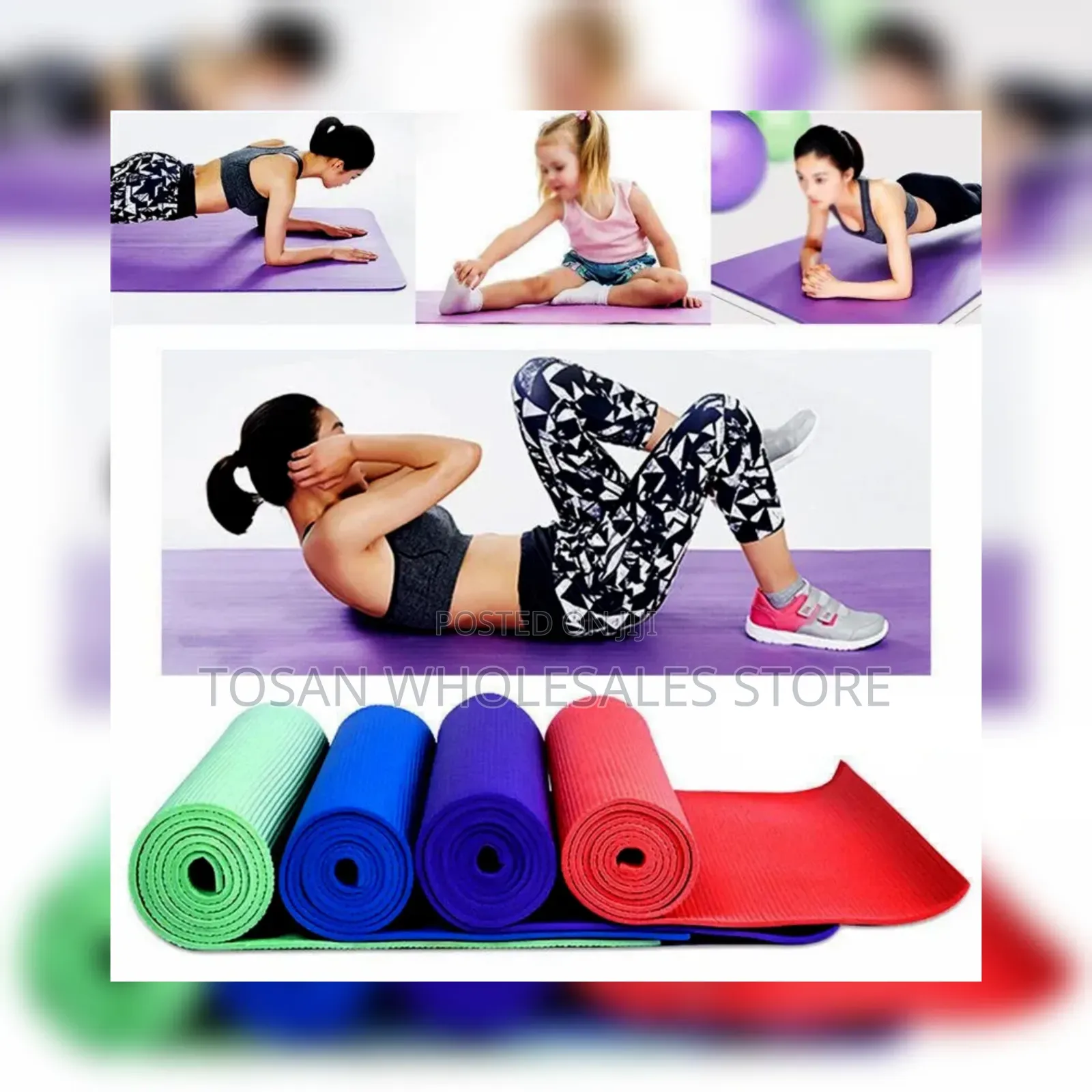 Exercise Yoga Fitness Mat