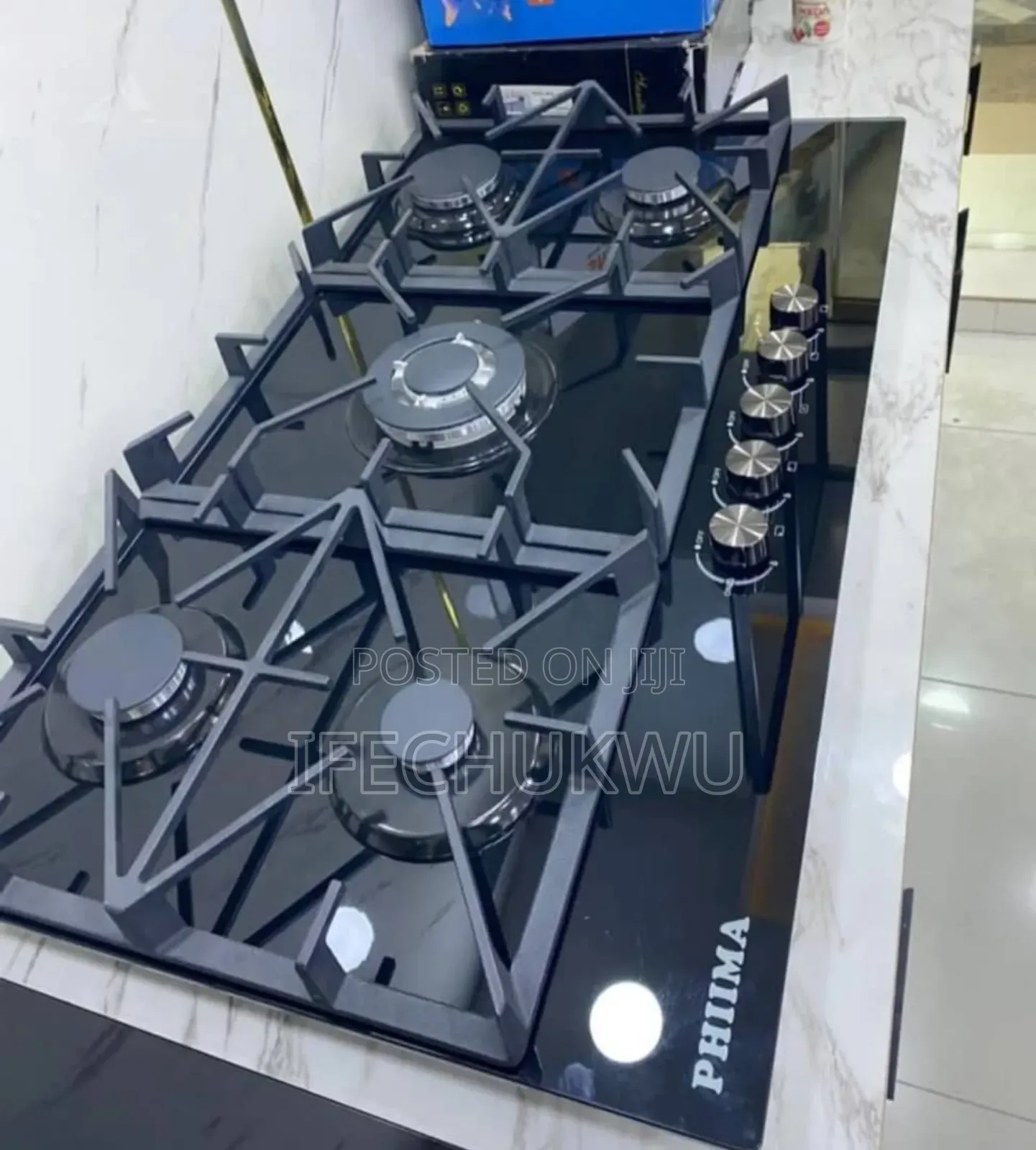 Original Quality Phiima Inbuilt 5 Burners Gas Cooker Hob 60x90cm