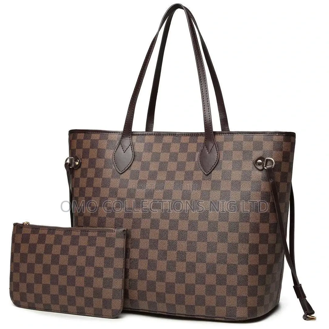 Original Louis Vuitton Checkered Pattern Ladies Handbag