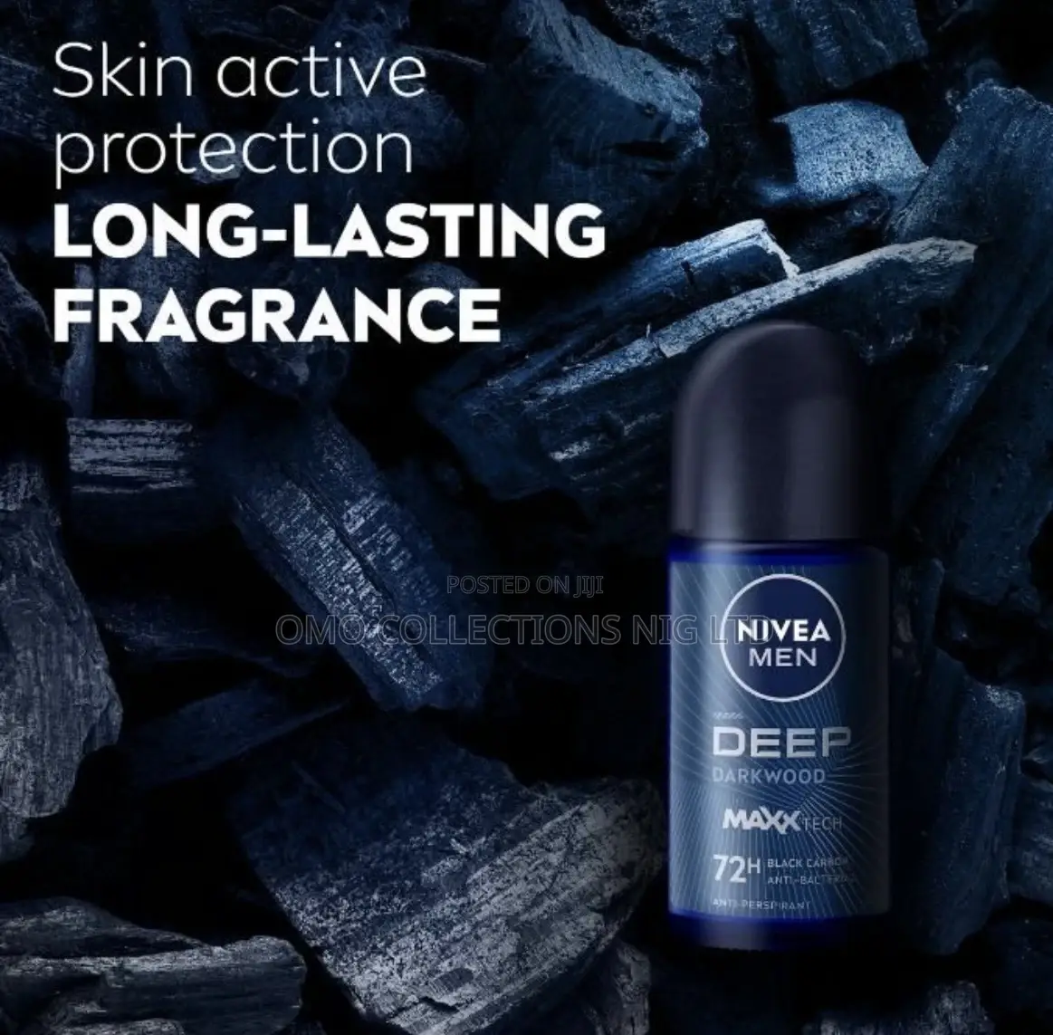 6pcs Nivea Men Deep Roll-on – 72-Hour Long-Lasting Freshness