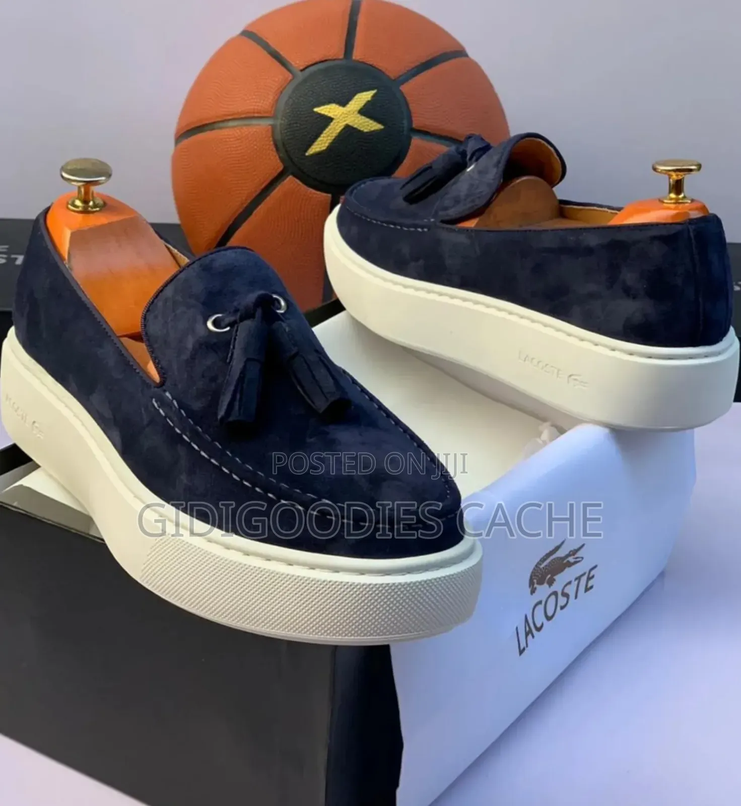 Smart Casual Suede Lacoste Shoes
