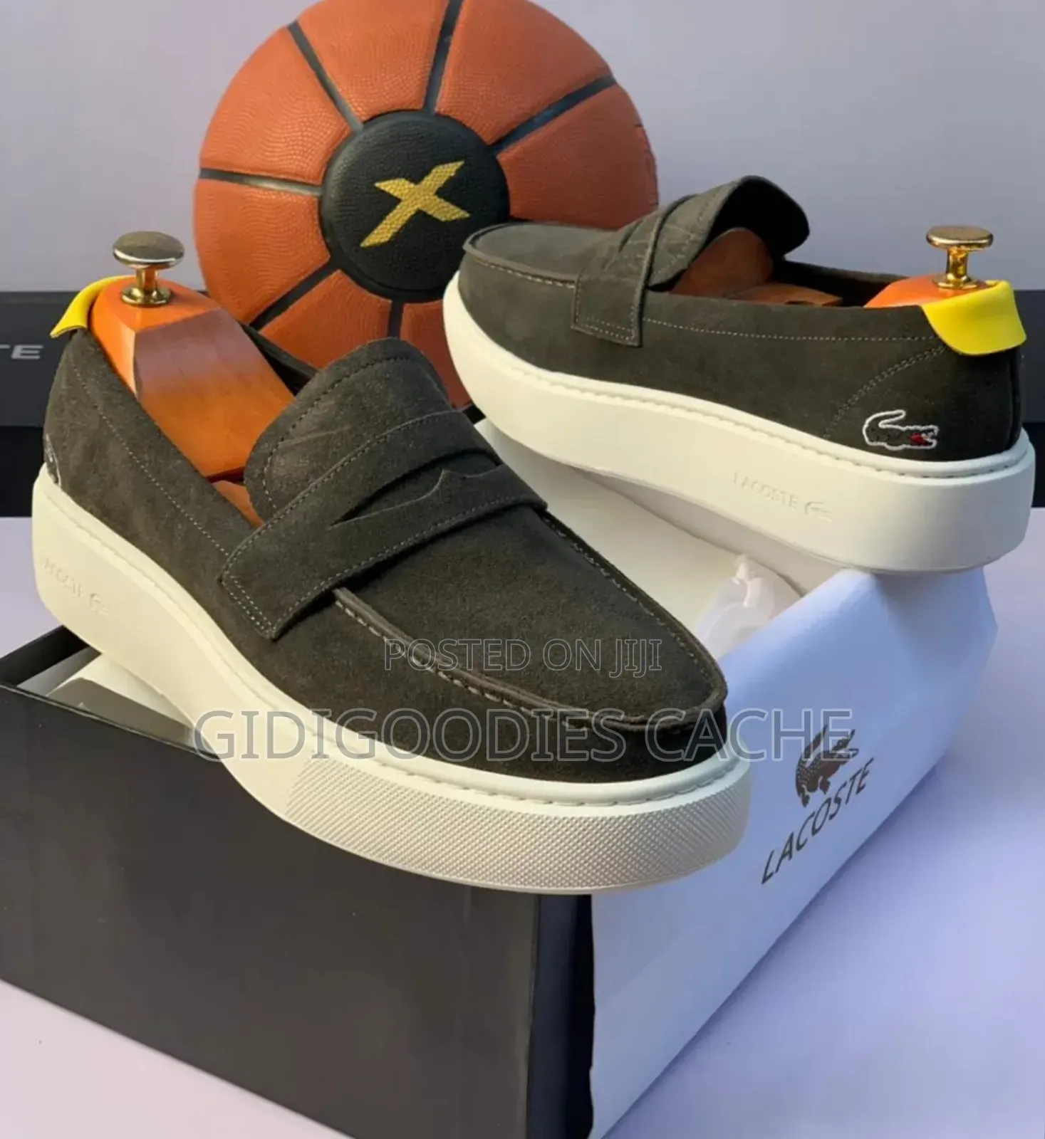 Smart Casual Suede Lacoste Shoes