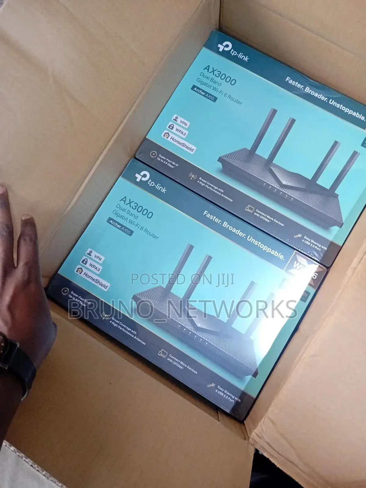 Tp-Link Archer Ax55 || Ax3000 Dual Band Gigabit Wifi 6 Router Easymesh
