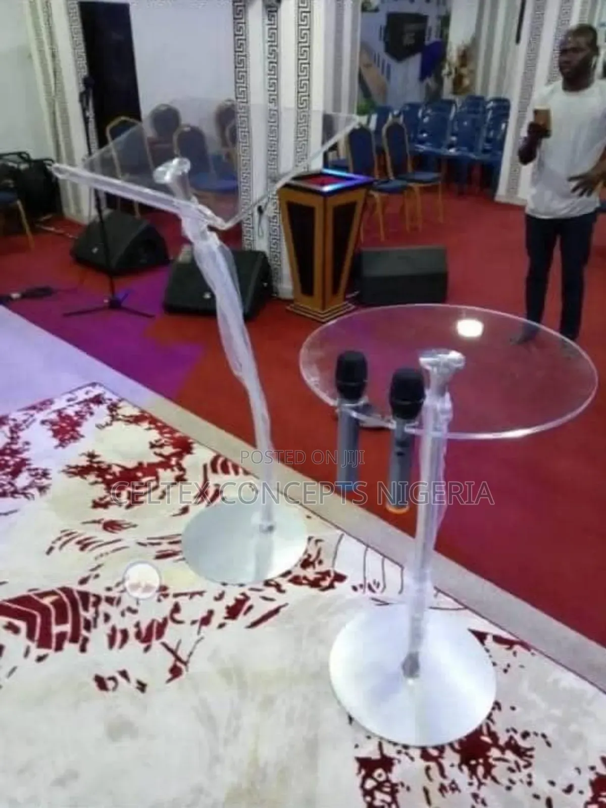 Transparent Pulpit for Church