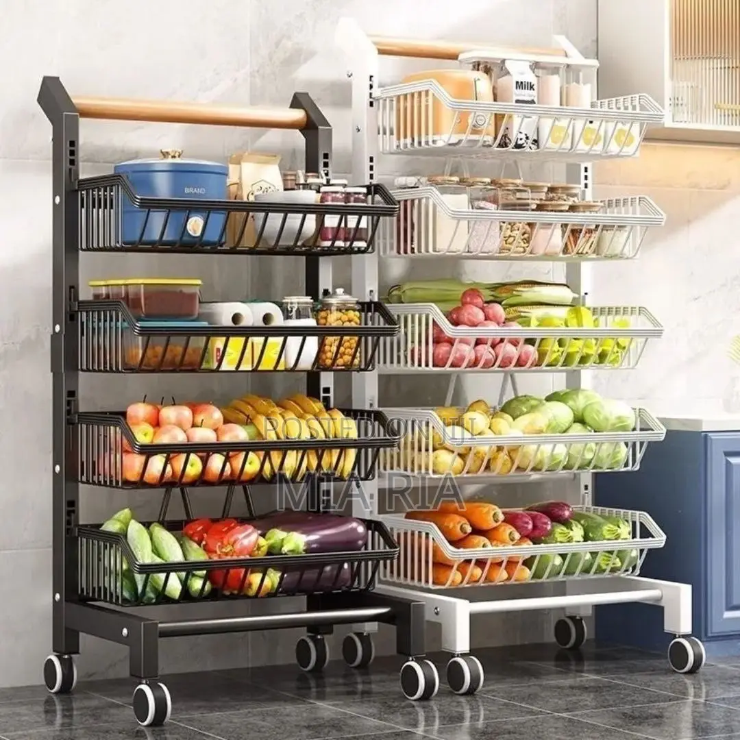 Multipurpose Kitchen Trolley Storage Organizer