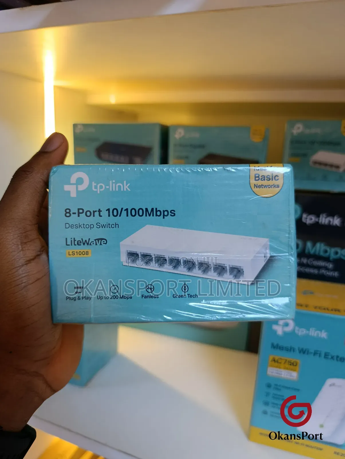 Tp-Link Ls1008 8-Port 10/100mbps Desktop Switch – Litewave Series