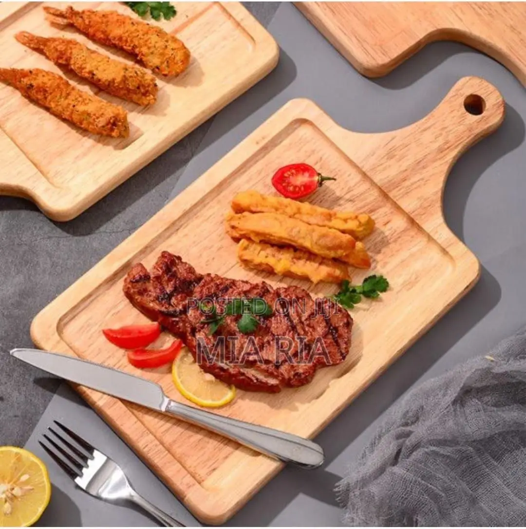 Square Wooden Food Platter