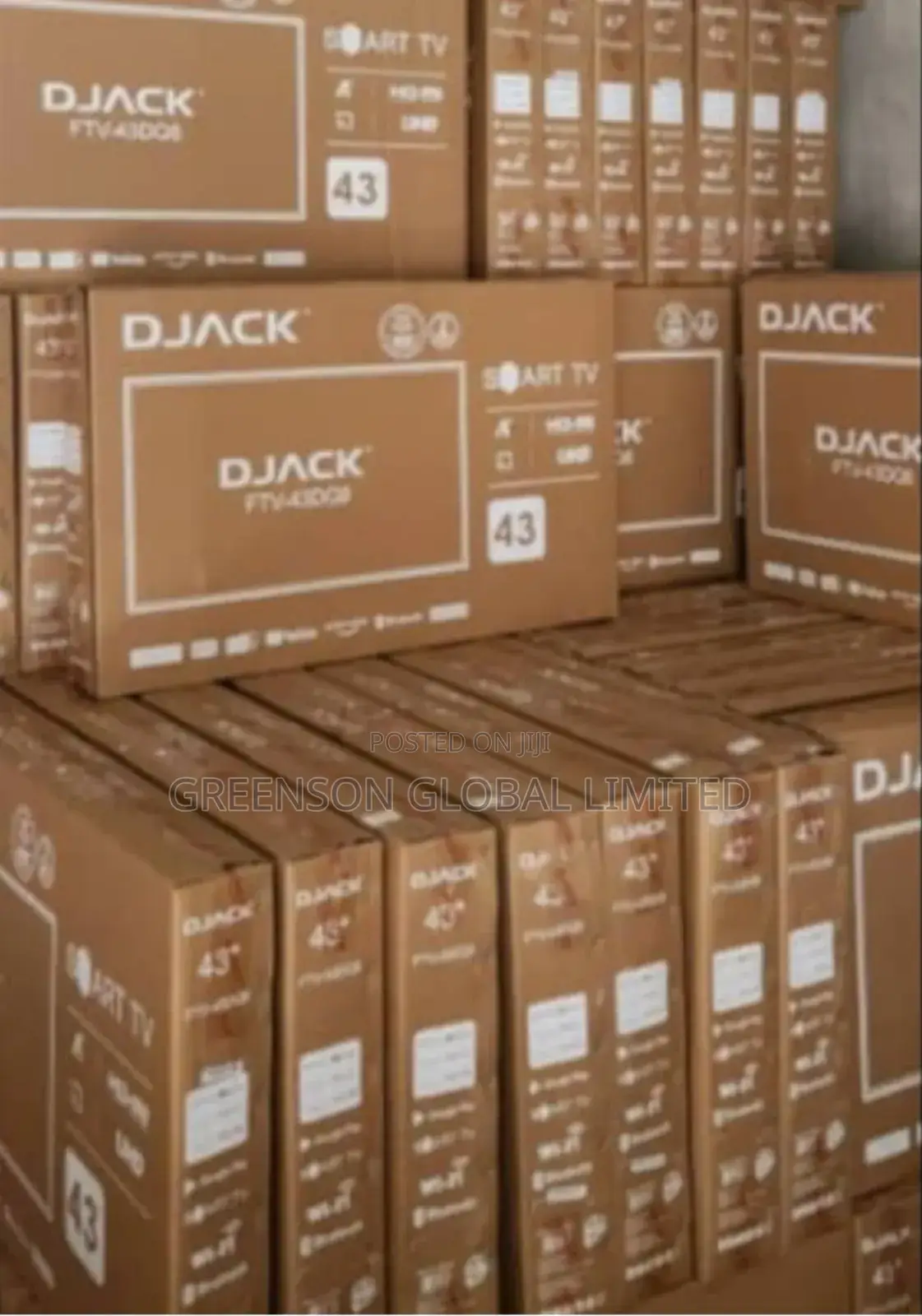 Original 43 Inches Djack Smart Tv Available