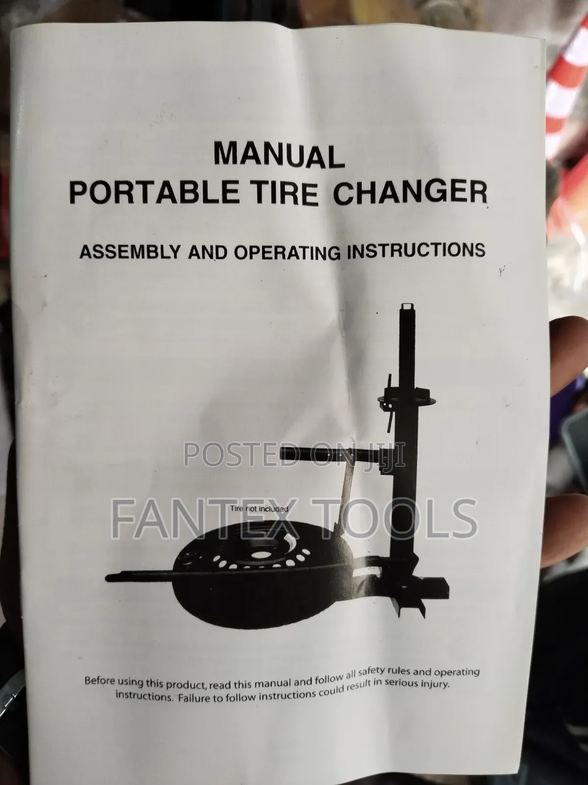 Manual Tire Changer.
