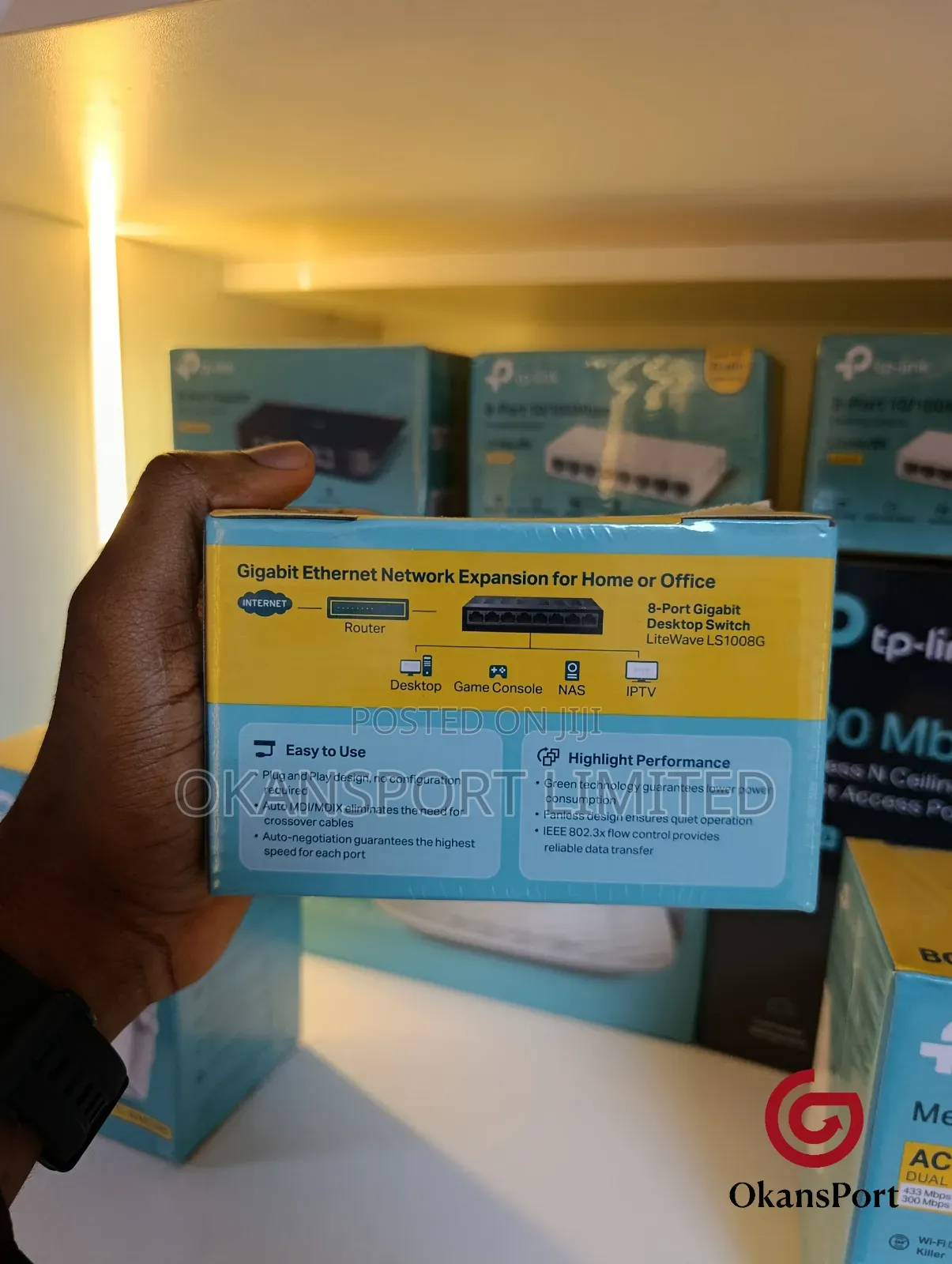 Tp-Link Ls1008g 8-Port 10/100/1000mbps Gigabit Desktop Switch