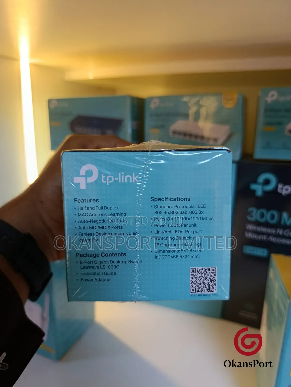 Tp-Link Ls1008g 8-Port 10/100/1000mbps Gigabit Desktop Switch