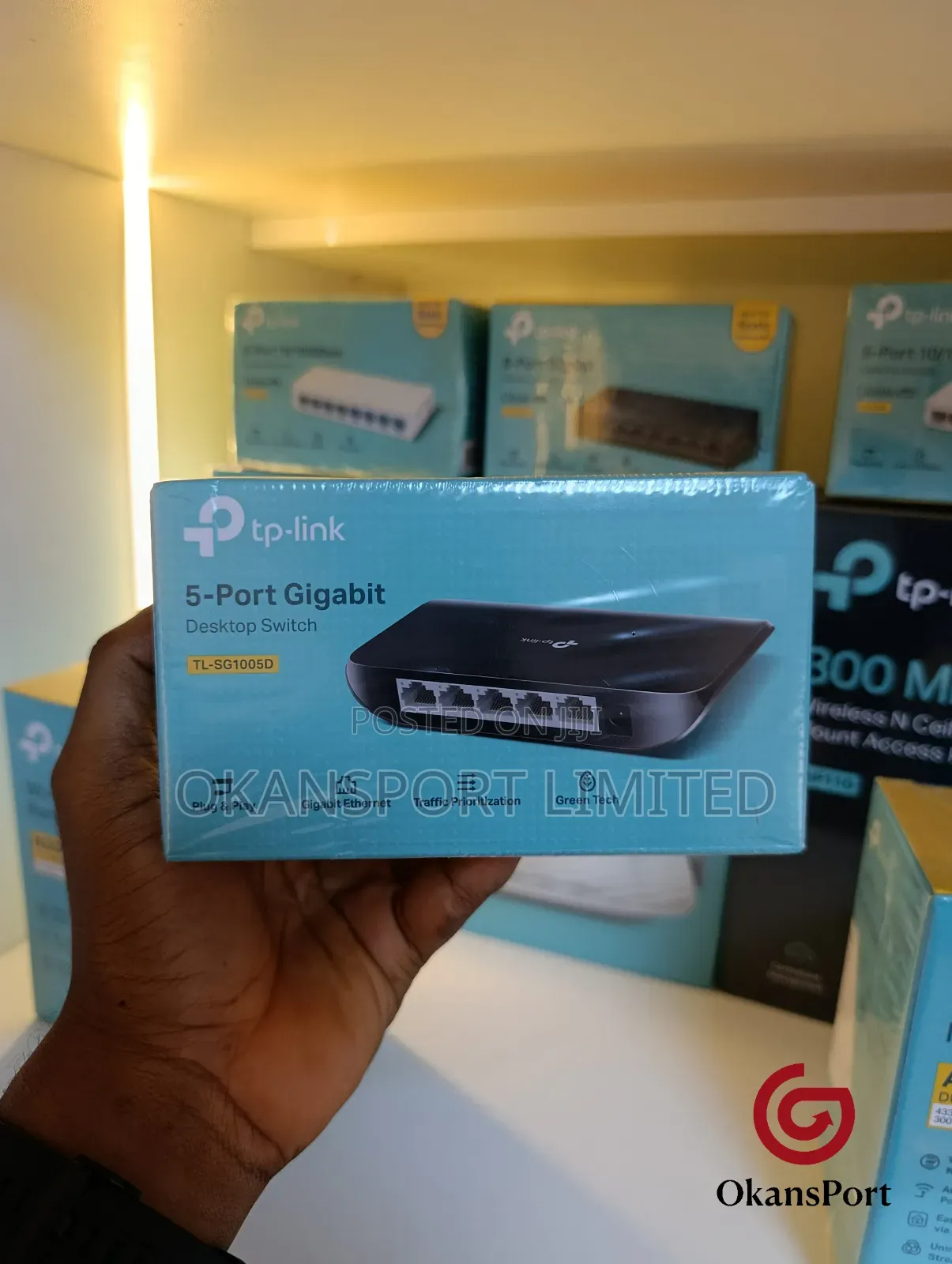 Tp-Link 5 Port Gigabit Poe Switch 10/100 Tlsg105 Tl-Sf1005d Tl-Sg1005p