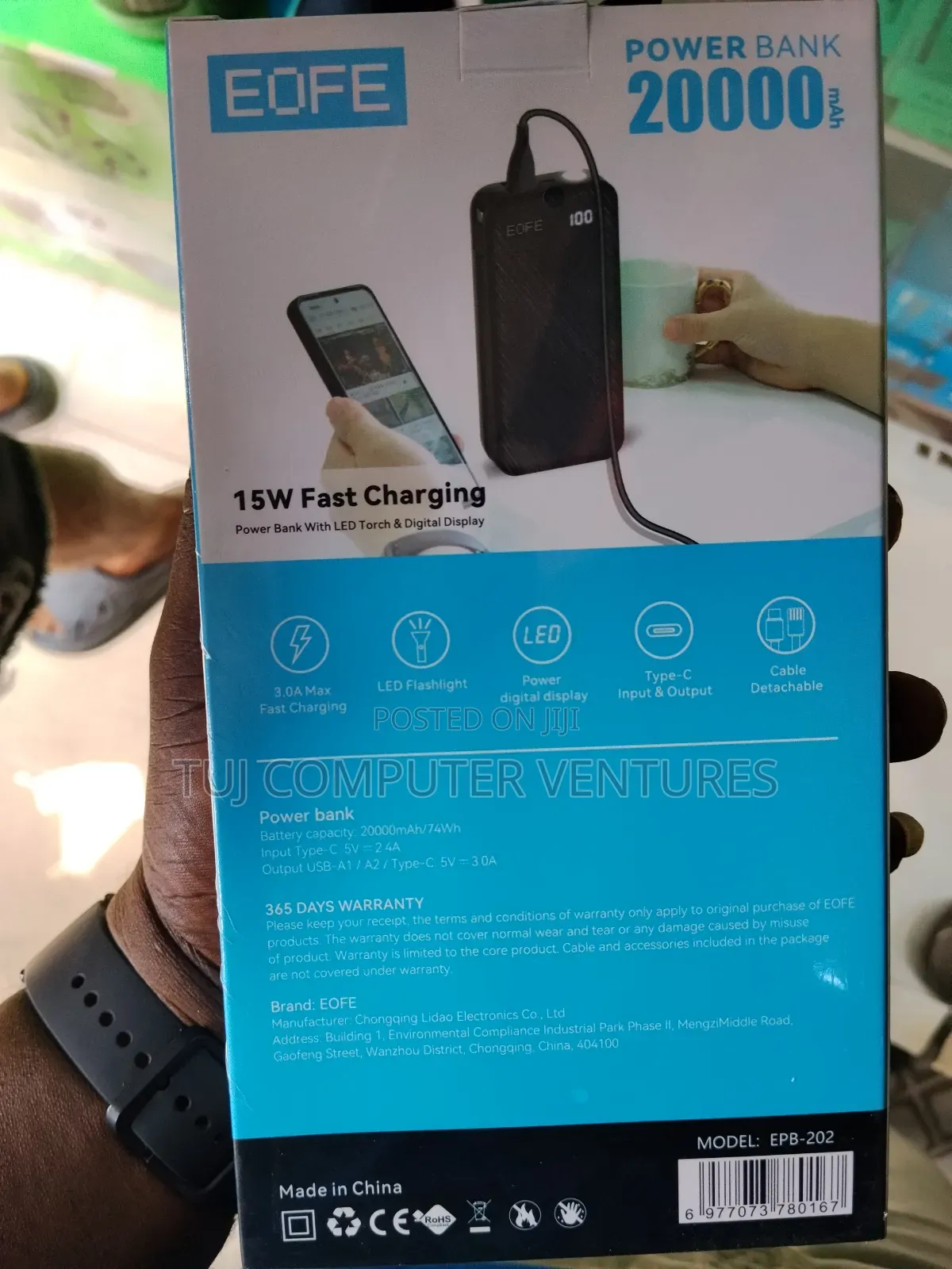 Eofe 15w 20000mah