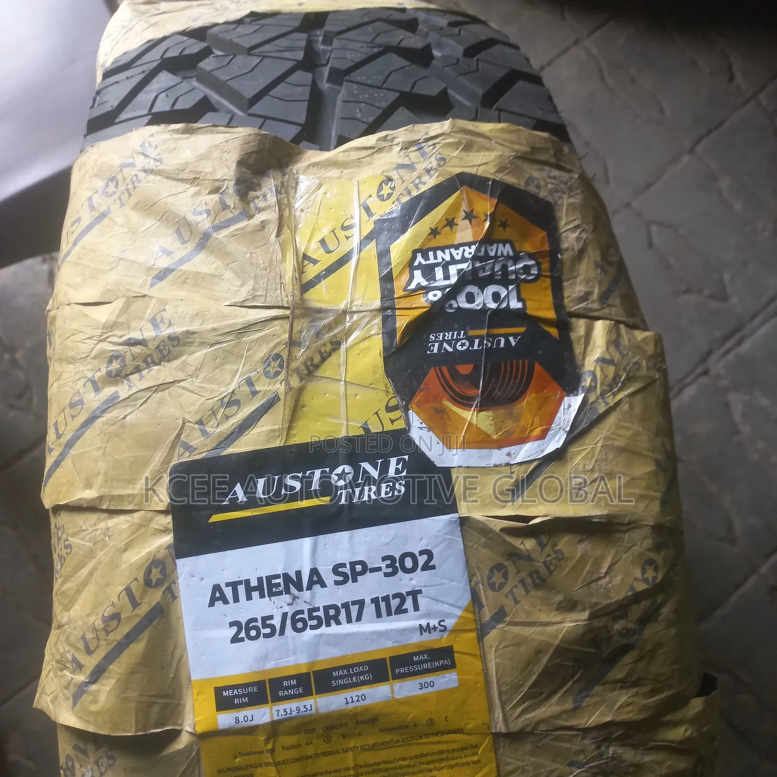 Austone Tire 265/65 R17