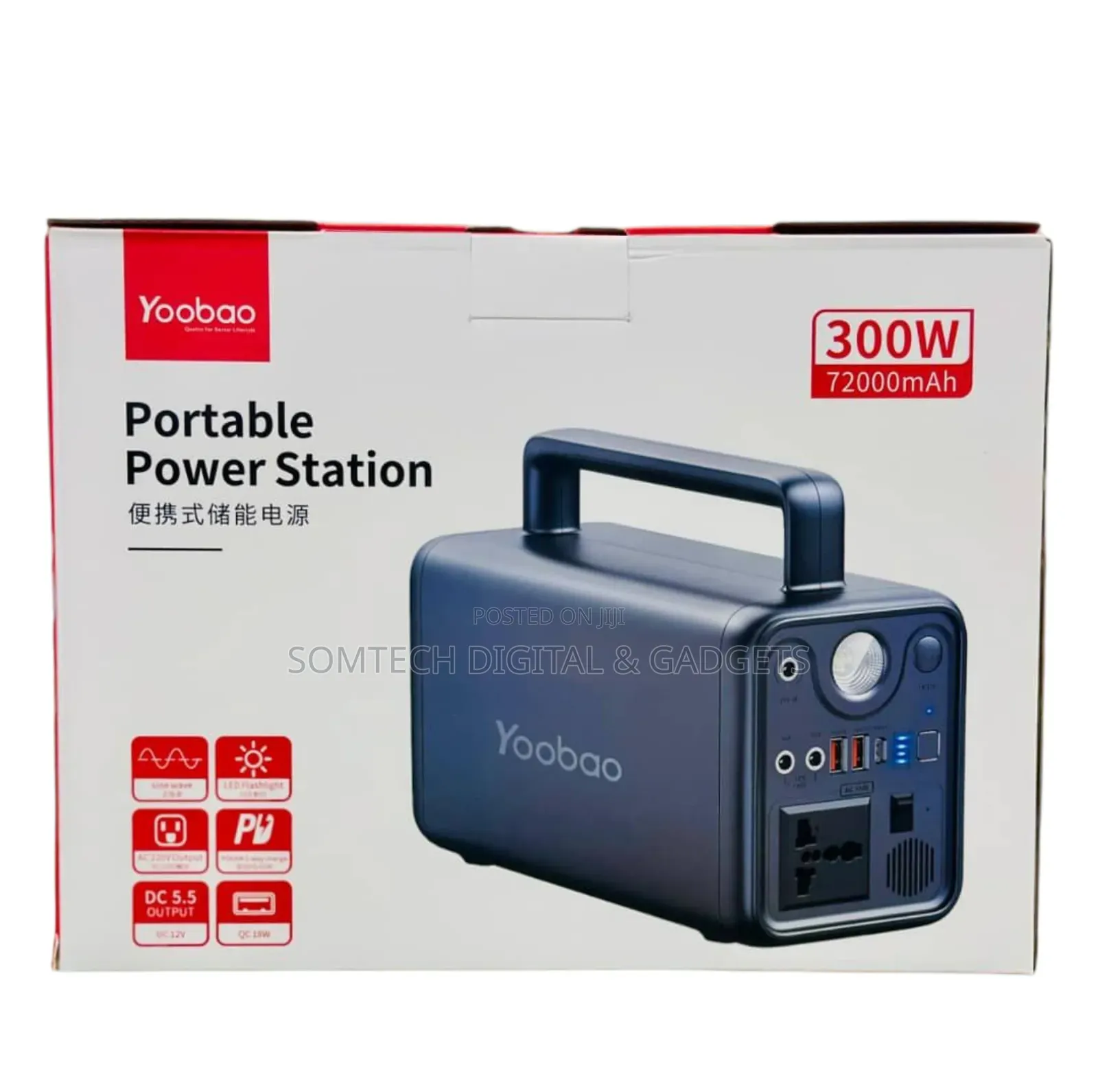 Yoobao 72000mah 300w Portable Power Station