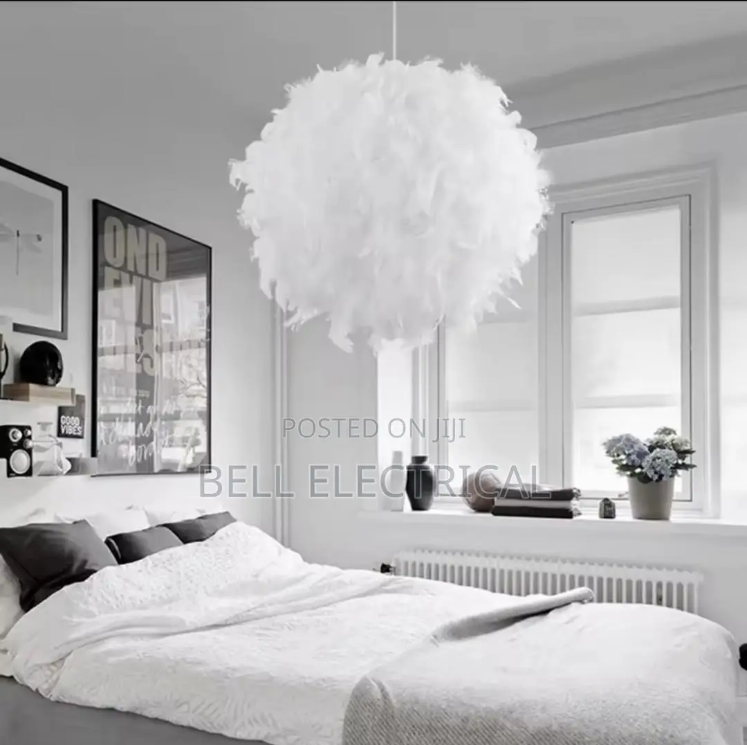 Fluffy Feather Pendant Light 500mm