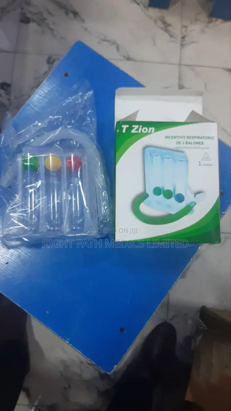 T Zion 3-Ball Incentive Spirometer