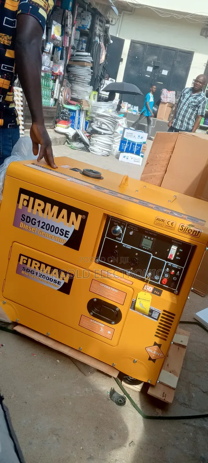 Original Fireman Generator Soundproof 10 Kva 100% Copper Coin