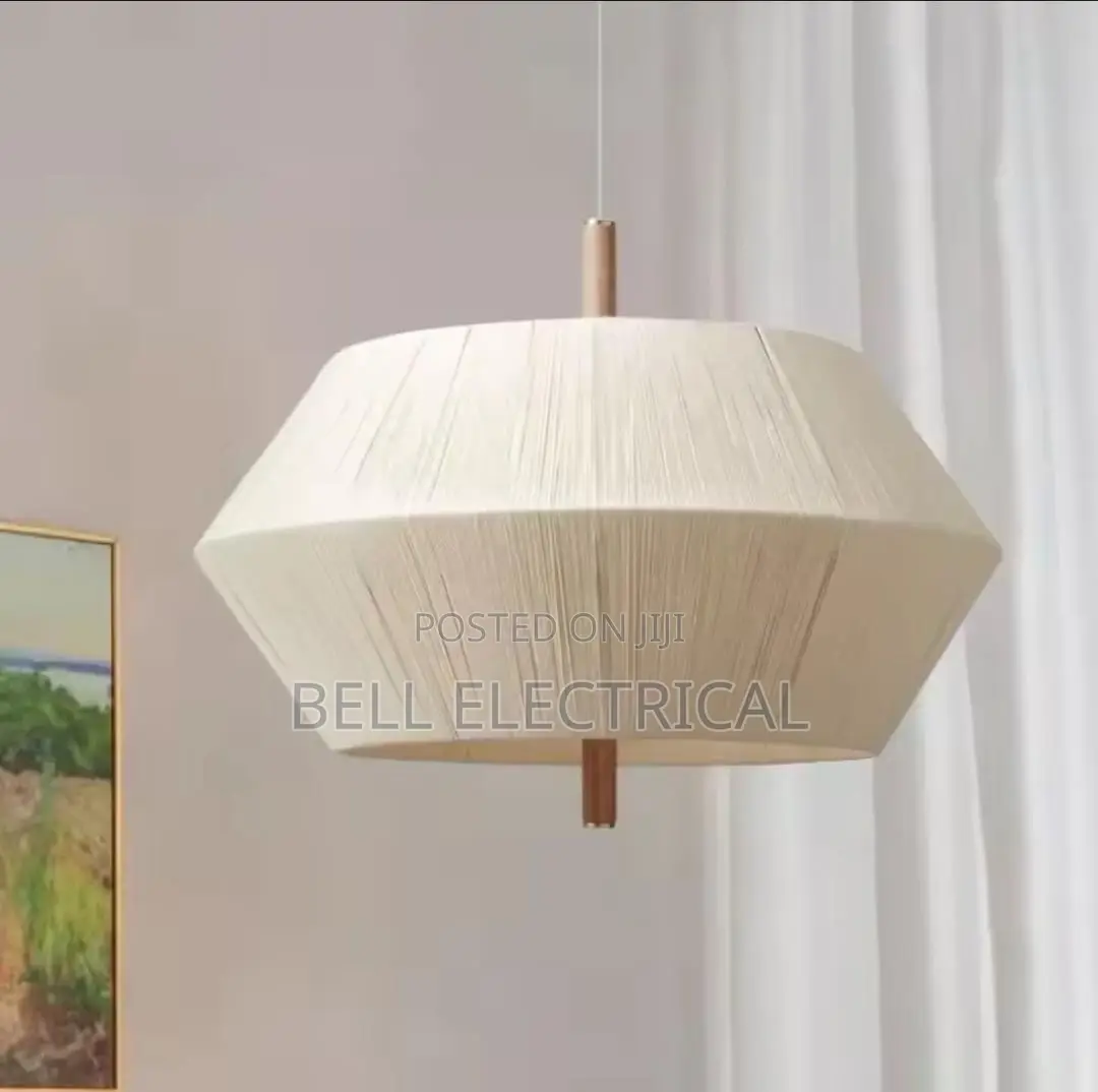 Wabi Sabi Style Hemp Rope Pendant Light