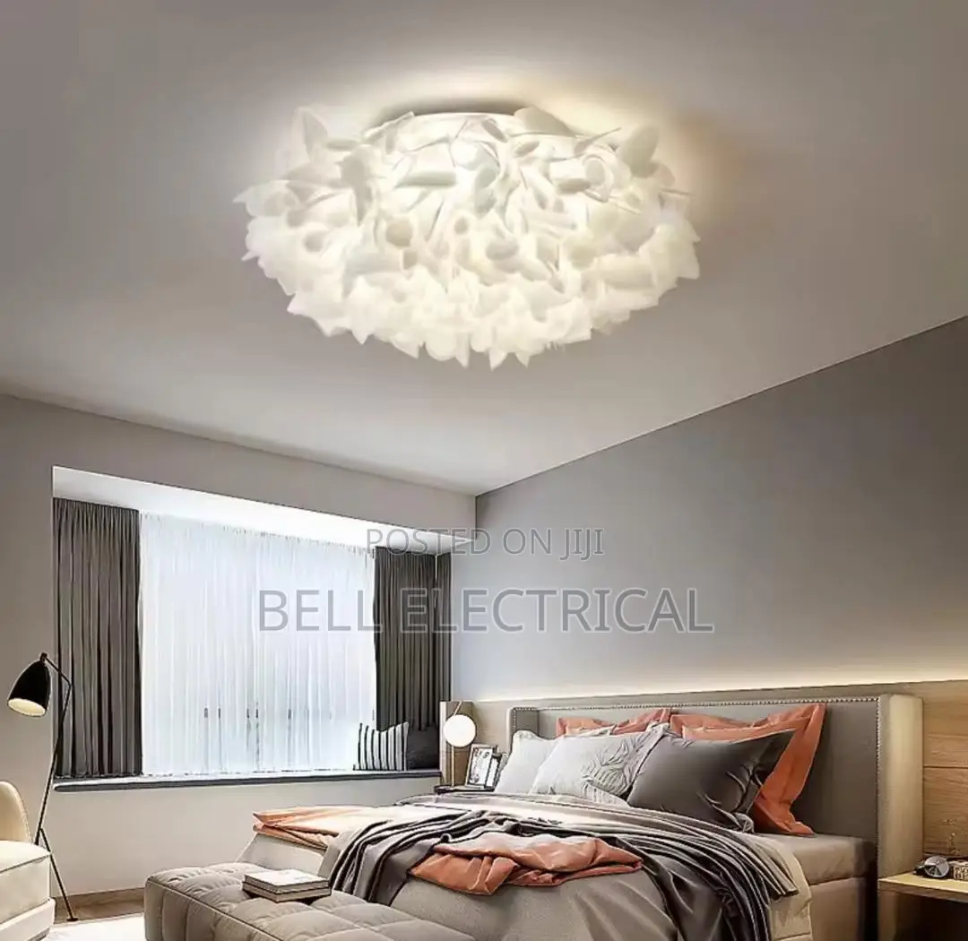 Romantic White Flower Led Ceiling Light