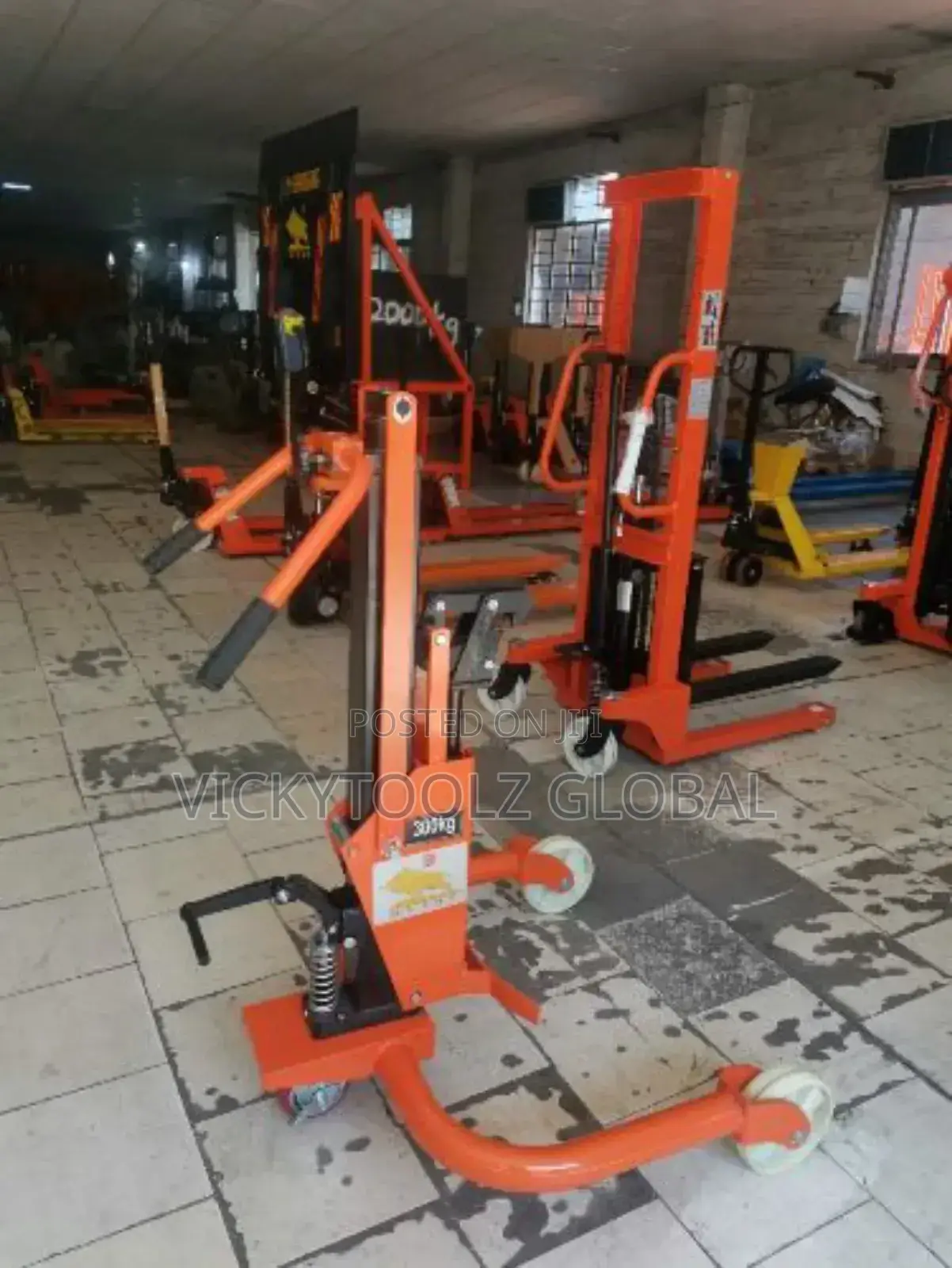 Hydraulic Drum Lifter Stacker 350kg